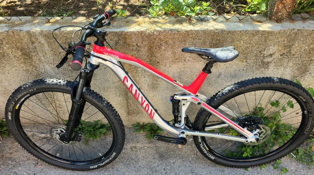 Canyon Neuron 29 цола М размер 2х11 XT Скорости  Rockshox Recon,  Fox shock Алуминиев Трайл велосипед