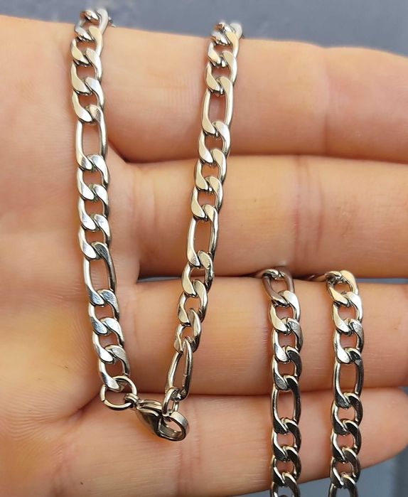 50см 60см синджир ланец златен сребърен златна сребърна верижка гривна