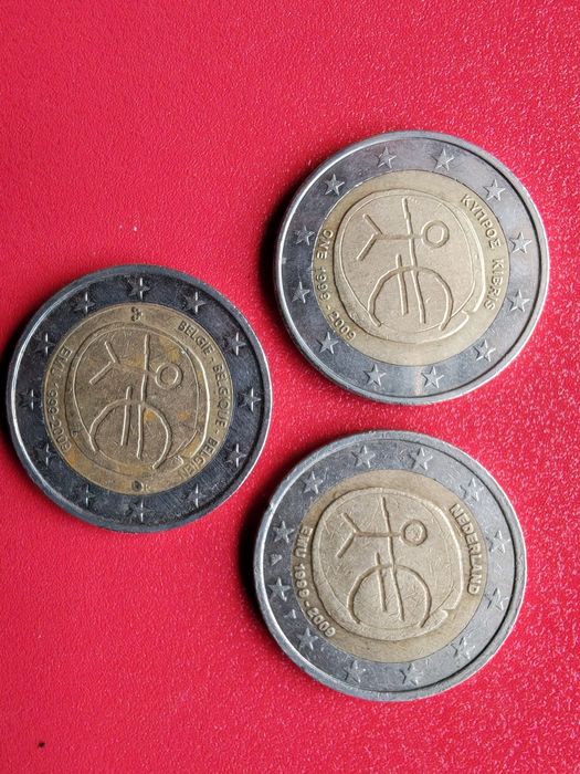 Moneda 2 euro circulata
