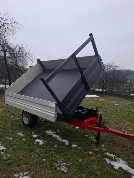 Remorca basculabila 3 părți