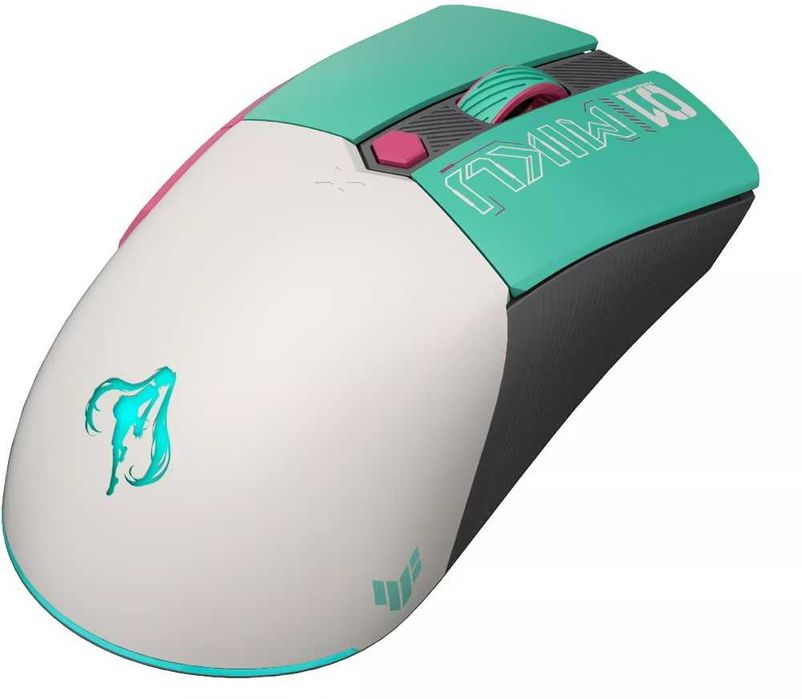 Mouse Gaming Wireless ASUS TUF Mini Hatsune Miku Edition, 12000 dpi