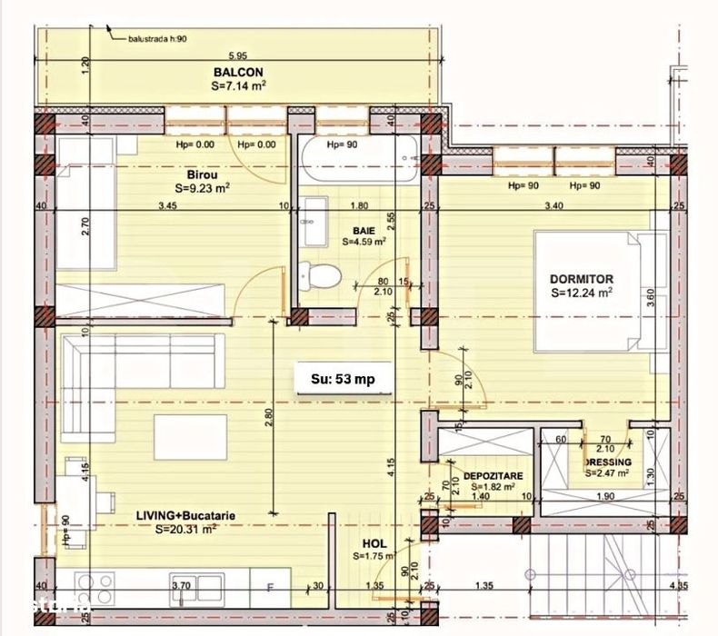Super Pret Si Compartimentare! Apartament Cu 3 Camere! Giroc