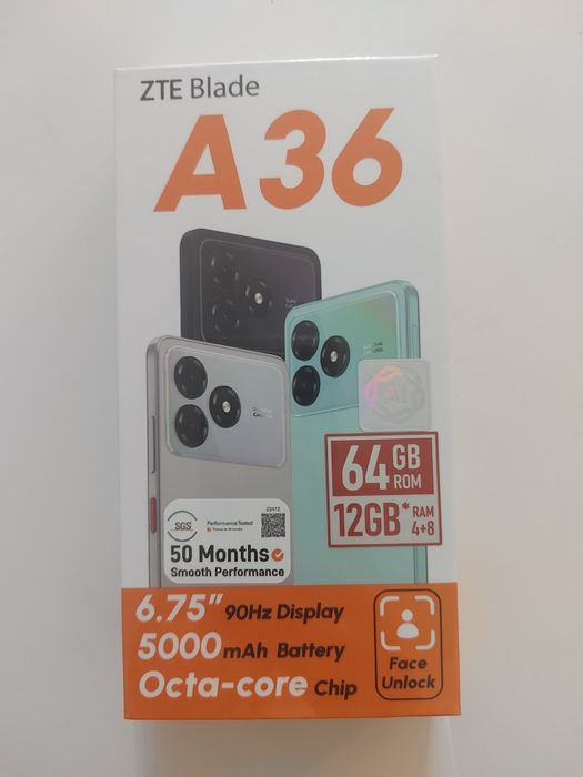 Смартфон ZTE A36 64 Гб