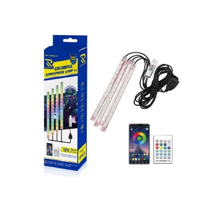 Интериорни светлини за автомобил Automat-дистанционно, 48SMD, RGB