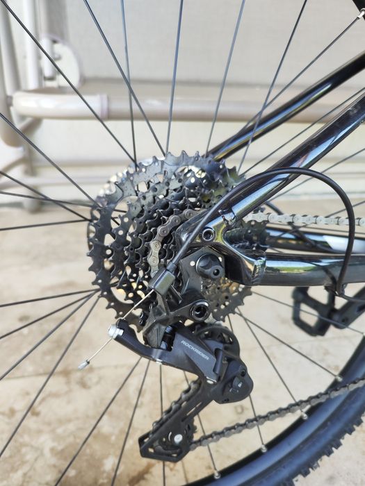 Bicicleta MTB 29" Rockrider Explore EXPL 500, marine M, negru