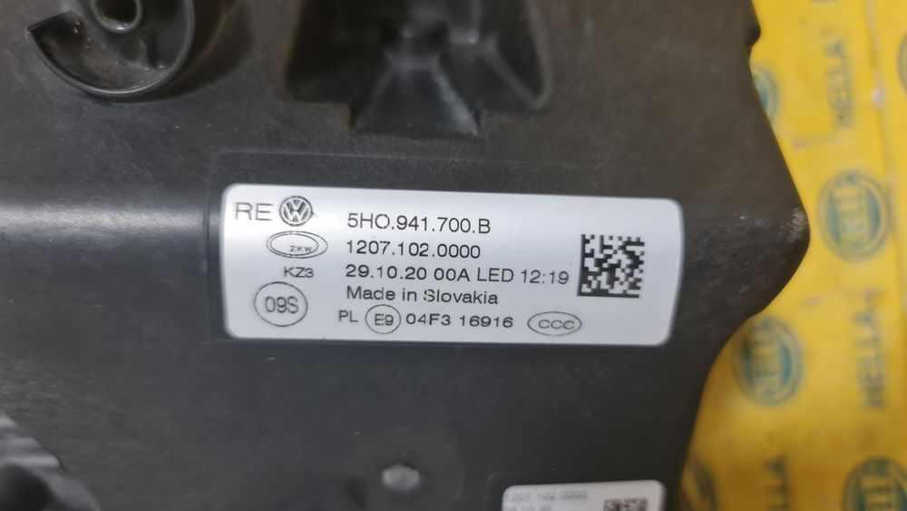 Lampa proiector far led VW Golf 8 VIII GTD GTI 5H0941700B