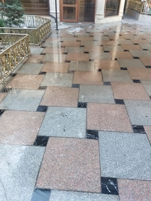 Мойка брусчатки кафелья бассейны