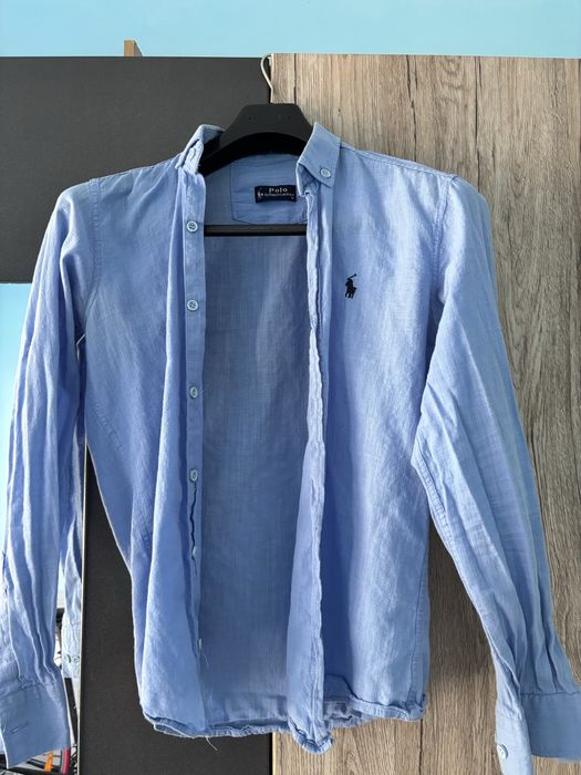 Оригинална Polo Ralph Lauren риза XS – светлосиня, много запазена
