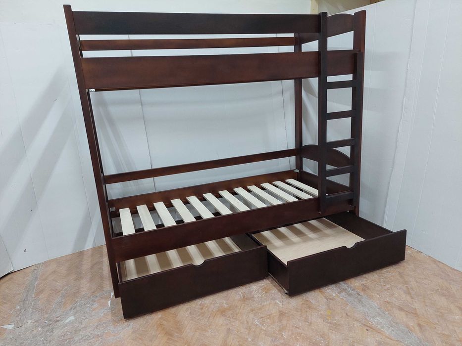 TRANSPORT GRATUIT.Pat etajat lemn masiv.Cod 2005E