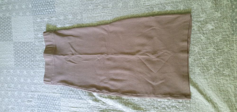 Рипсена пола цвят пудра