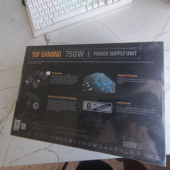 Продам блок питания TUF CAMING 750 BRONZE