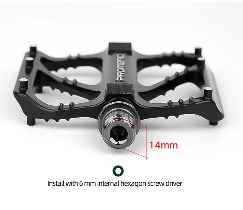 Pedale platforma ultralight 278 grame perechea aluminiu 3 rulmenti