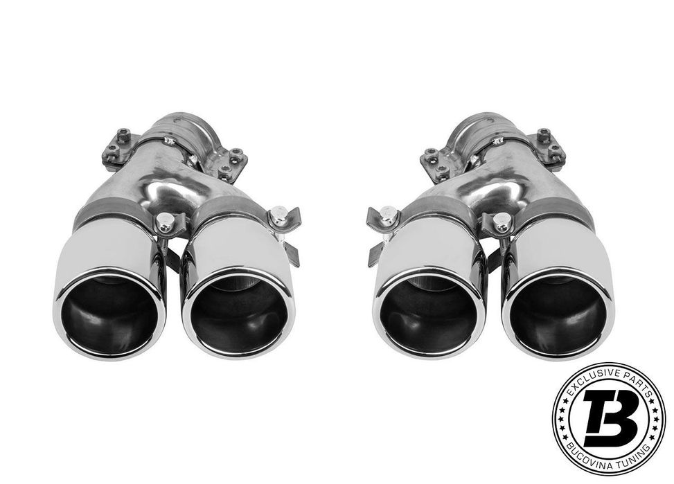 Difuzor Bara Spate cu Ornamente compatibil cu BMW Seria 5 G30 G31 M5 Design