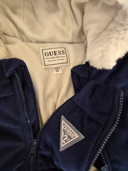 Guess Бебешки космонавт за момче SECRET BLUE