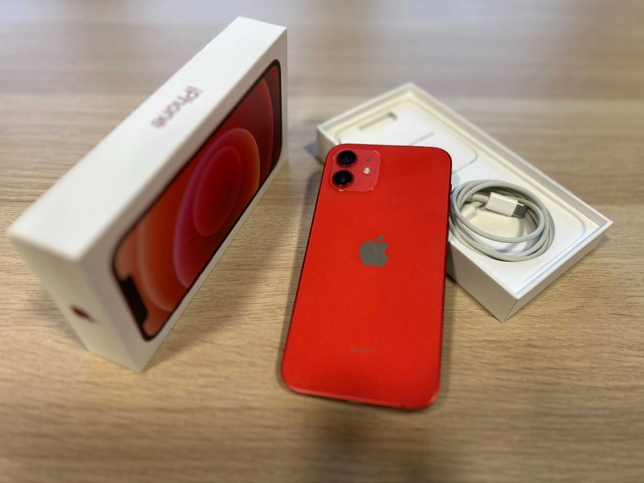 Iphone 12 RED - 64GB, stare impecabila