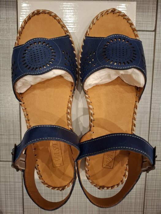 Дамски комфортнни сандали естествена кожа