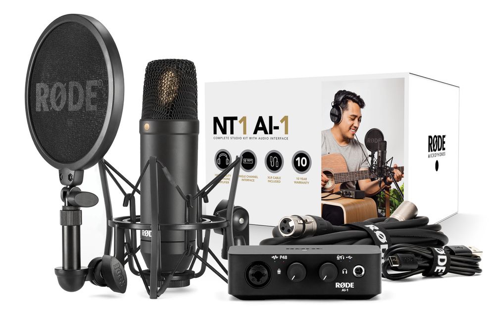 Нов RODE NT1 AI-1 Complete Studio Kit – неразопакован