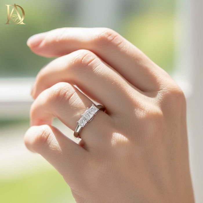 Нов Златен Пръстен с 1.00кт Естествени Диаманти