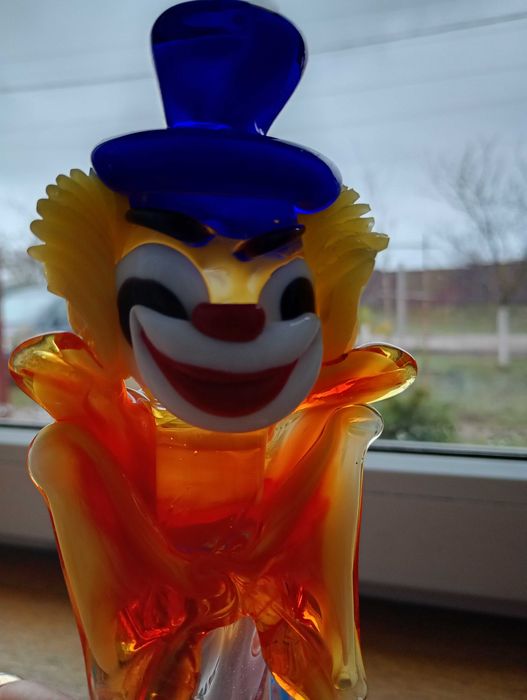 Klown din sticla de murano