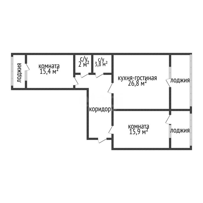 Продажа 2-комнатной квартиры
