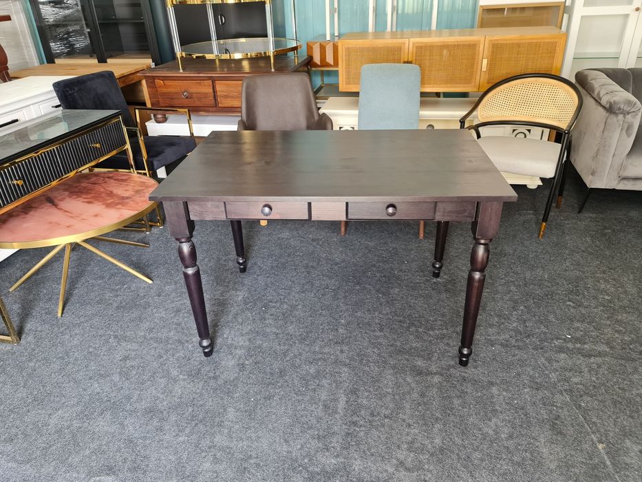 Masa de lemn cu sertare 120/80/75