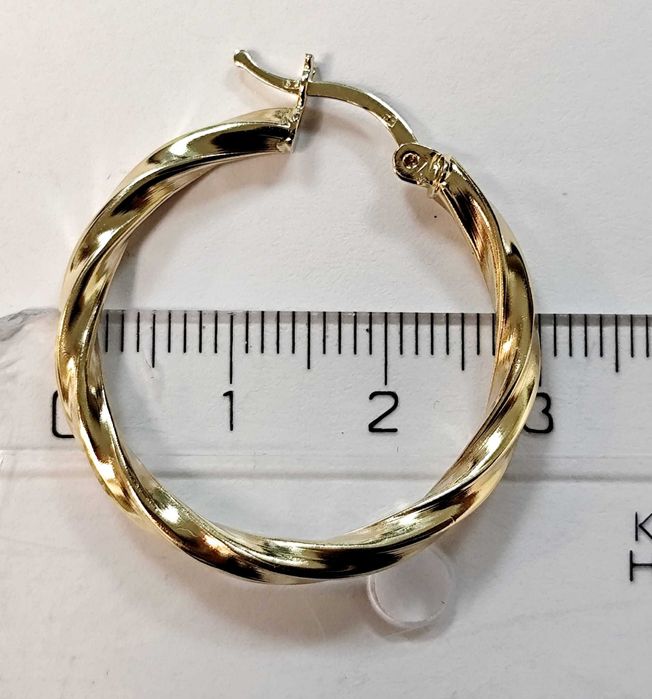 (AG35  B 34378) Cercei aur 14K 3.13 gr  - 1565 Lei Garantie 2ani!