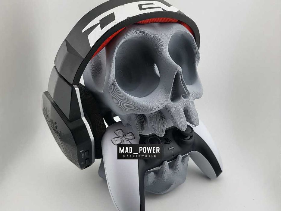 Подставка “Череп” для наушников и джойстика | 3D печать | Ташкент