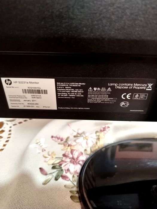 Monitor HP s2232a