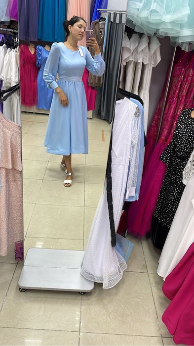 Красивое платье миди