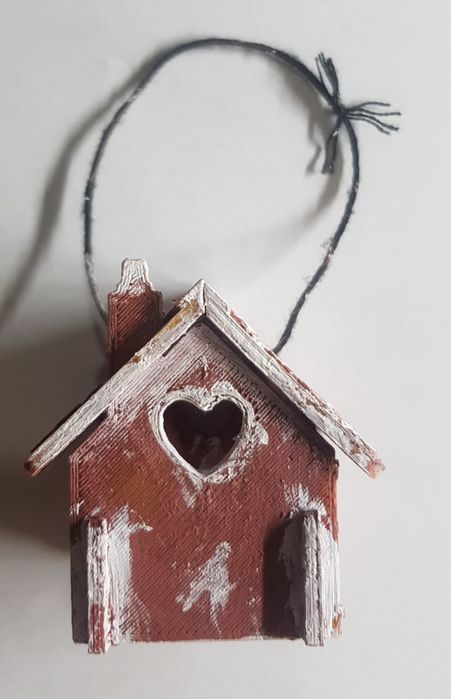 Домик на ёлку на 3D принтере