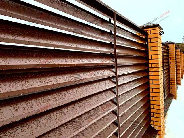 Забор жалюзи еврозабор