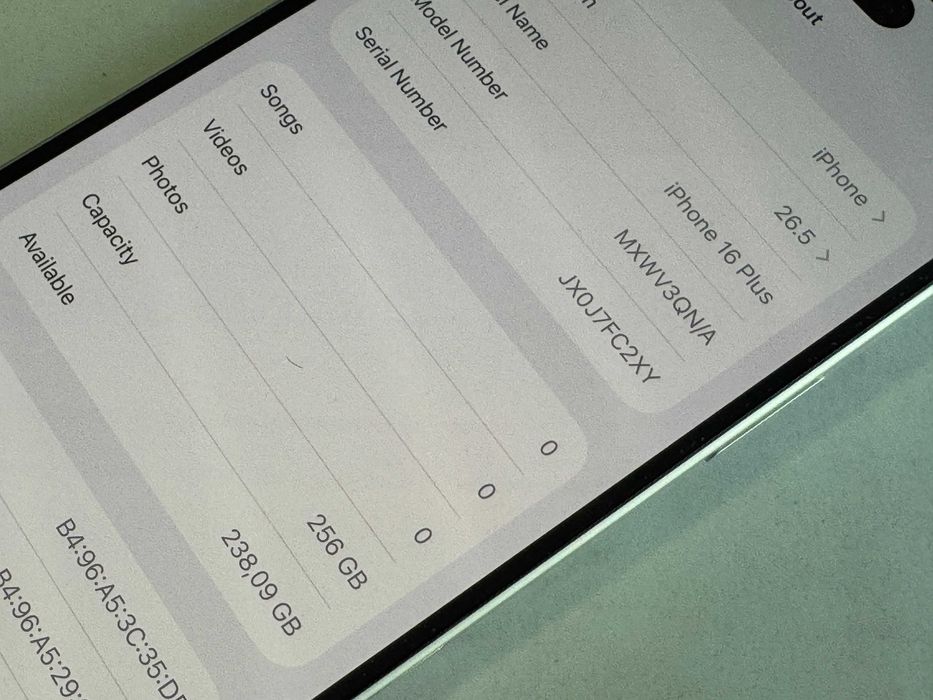 iPhone 16 Plus 256gb 100% батерия.Гаранция