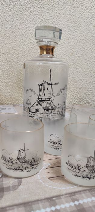 Сервиз Богемия графин и стаканы для крепких