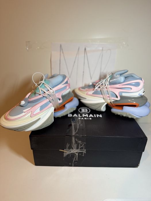 Adidasi/Sneakers Balmain Unicorn rainbkw edition