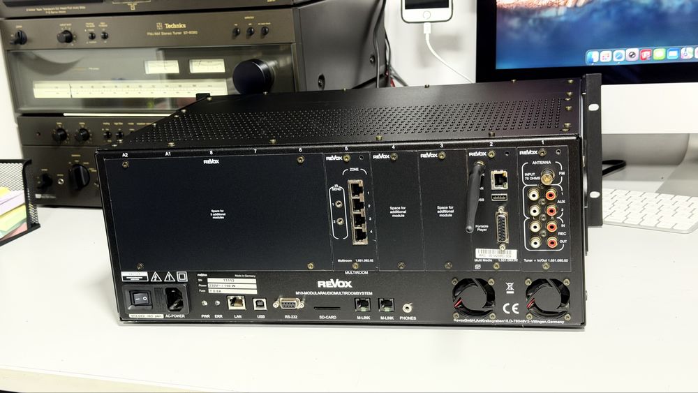 REVOX M10 Re:System – Modular Audio Multiroom | 3 Module: Tuner + In/Out, Multi Media, Multiroom | LAN/WLAN | Made in Germany