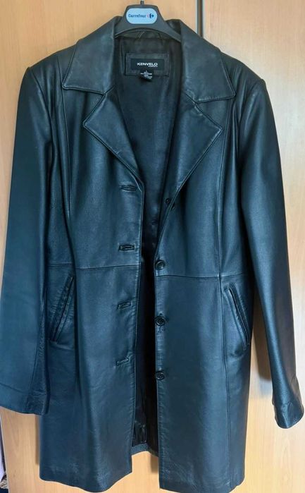 Palton Piele Naturală KENVELO – Look Elegant, Stare Excelentă