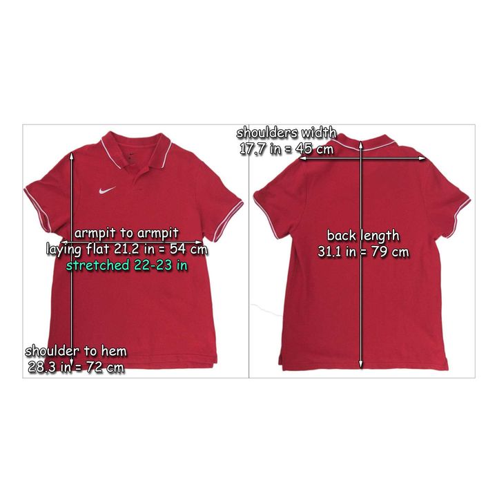Nike Червена Поло Блуза Polo Shirt L-XL Casual Отлична ЦСКА Армейци