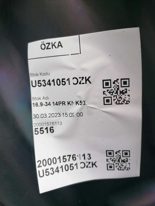 Anvelopa agricola Ozka, 16.9-34, 14 pliuri !! 5 ani garantie !!