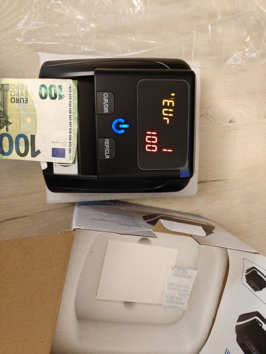 Детектор за фалшиви EURO ЕВРО и USD ДОЛАР банкноти