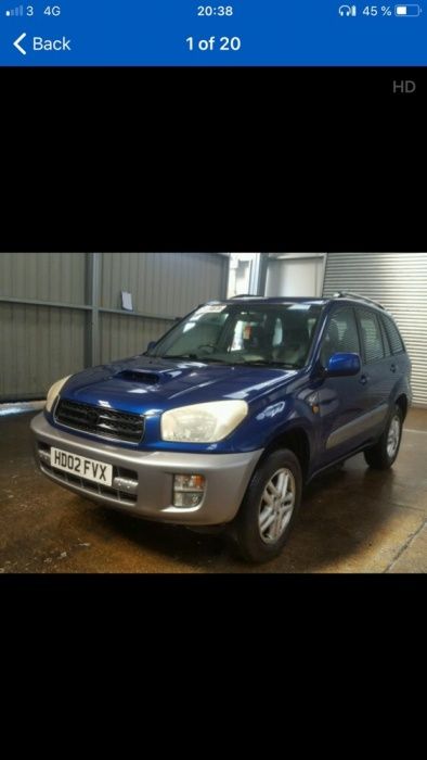 Bazin spritiera toyota rav 4 model 2000-2005
