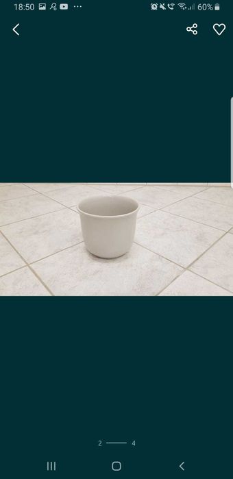 Ghiveci masca ceramica decorativa