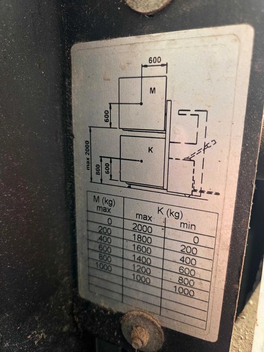Стакер BT 2000kg 1.80м височина