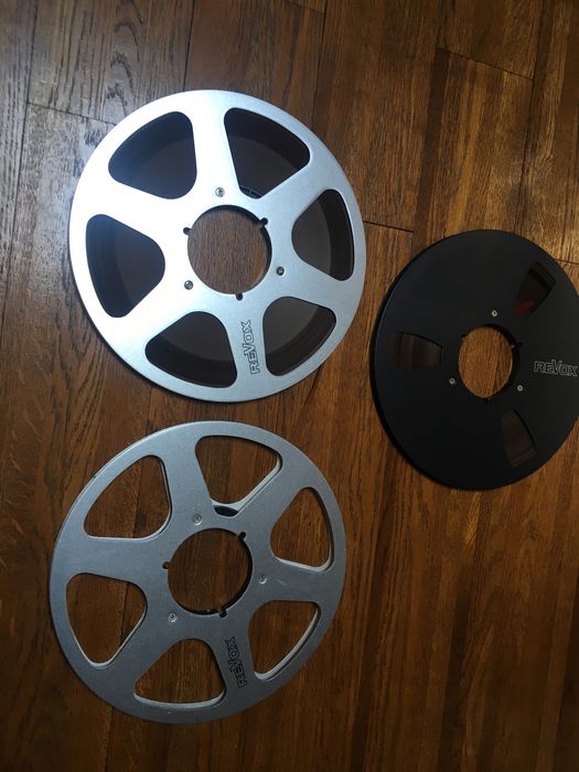 Алуминиеви метални Ролки 26,5 см магнетофон REVOX AGFA