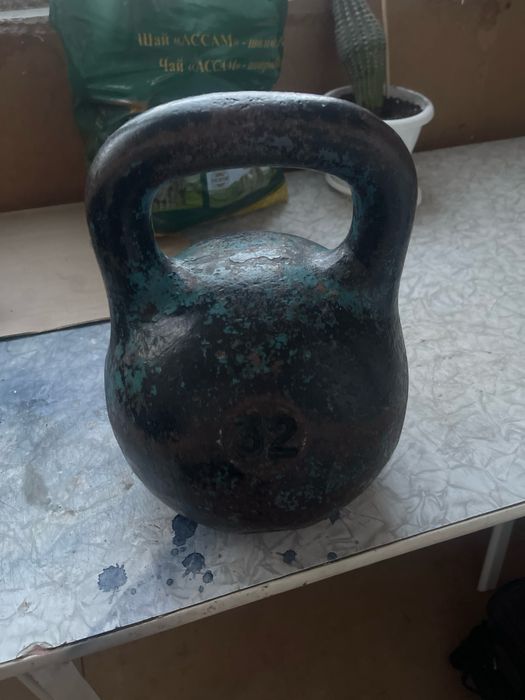 Гиря 32кг советская