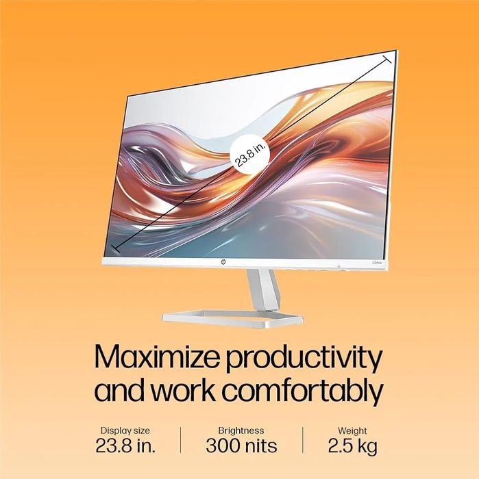 Монитор HP 23.8" 524sw, IPS LED, Full HD, 60Hz, 5ms, HDMI, Бял

Монито