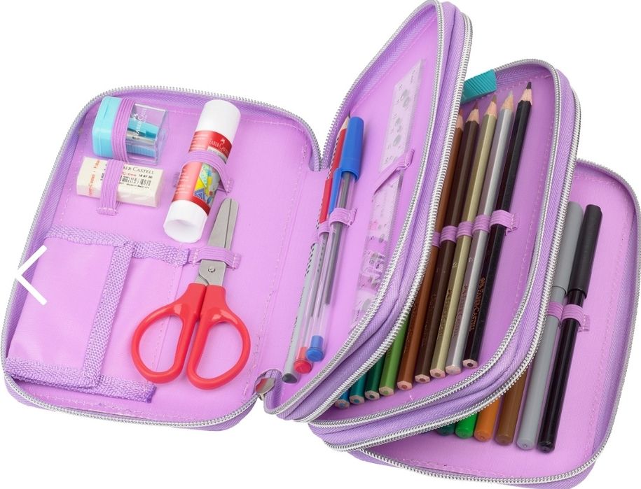 Penar echipat 44 piese 3 fermoare Faber-Castell