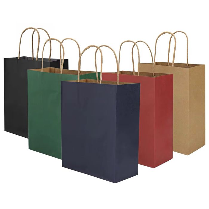 Qog'oz kraft paketlar turli o'lchamlarda