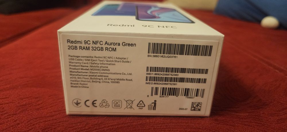 Redmi 9C NFC, нов