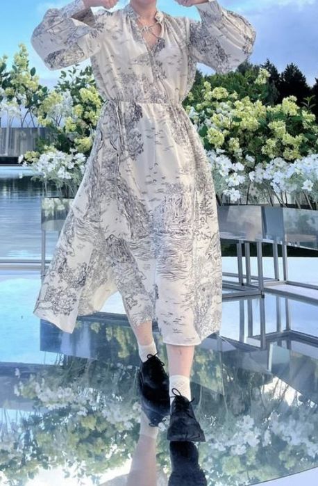 Платье в восточном стиле H&M