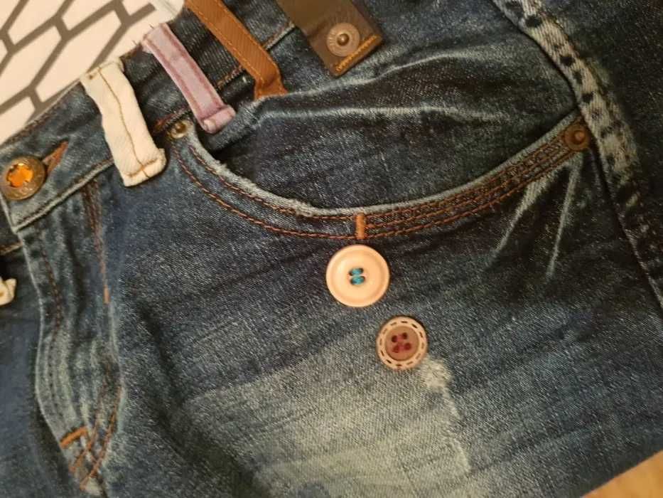 Blugi Blue White,marimea 36/38,stare f buna